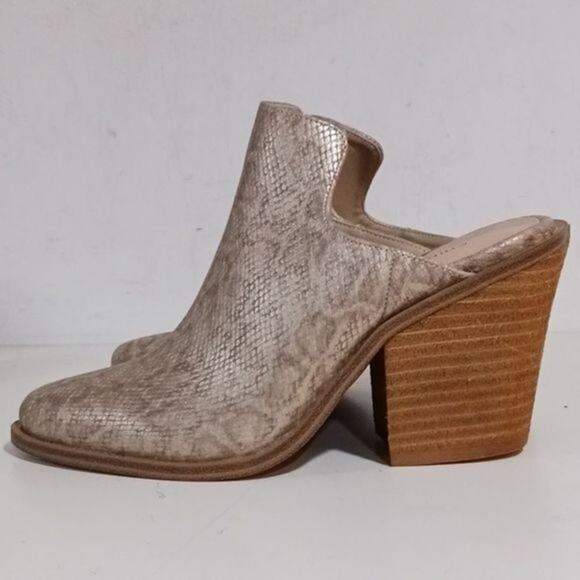 Chinese Laudry Springfield snake print mule sz 6.5 - Picture 4 of 8